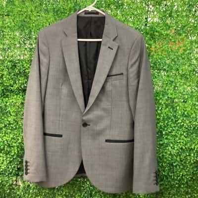 Roger David Mens  Size 97 R Suit Jacket Grey 