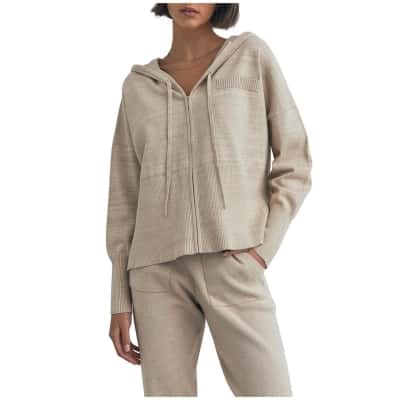 Viktoria & Woods cream delirium knit hoodie Size 1 RRP $290