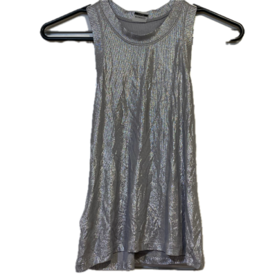 Pinko Womens  Size XS Silver Top 
