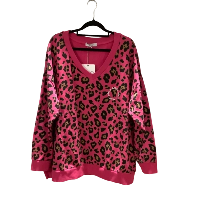 BNWT Amici Pink Leopard Print One Size