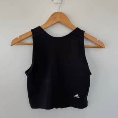 Adidas Black Sport Top Size 34 / 36 