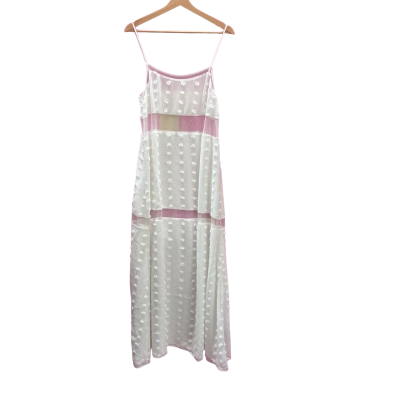 Sabo Skirt Womens  Size 10 Maxi Dress White 