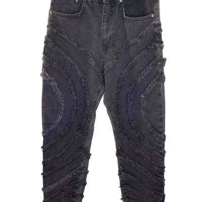 Ragged Priest Womens  Size 28 Distressed Jeans Black  