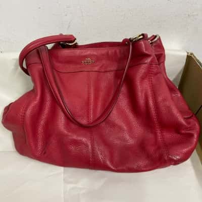 Coach Womens Handbag Red 