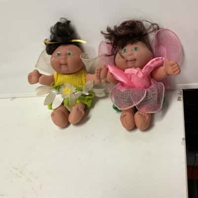 2 Vintage cabbage patch kids garden fairies dolls
