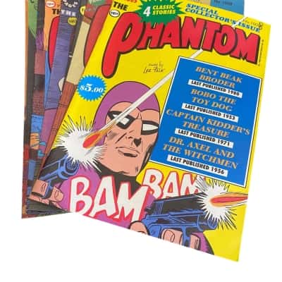Phantom comics stack , no3 10 comics