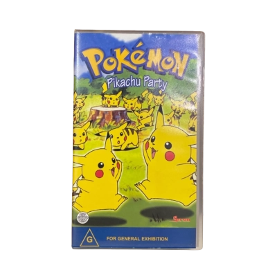 Pokémon Pikachu Party VHS Tape