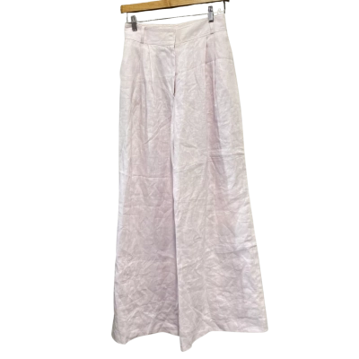 Zimmermann Womens  Size 2 Wide Leg Pants Pink  
