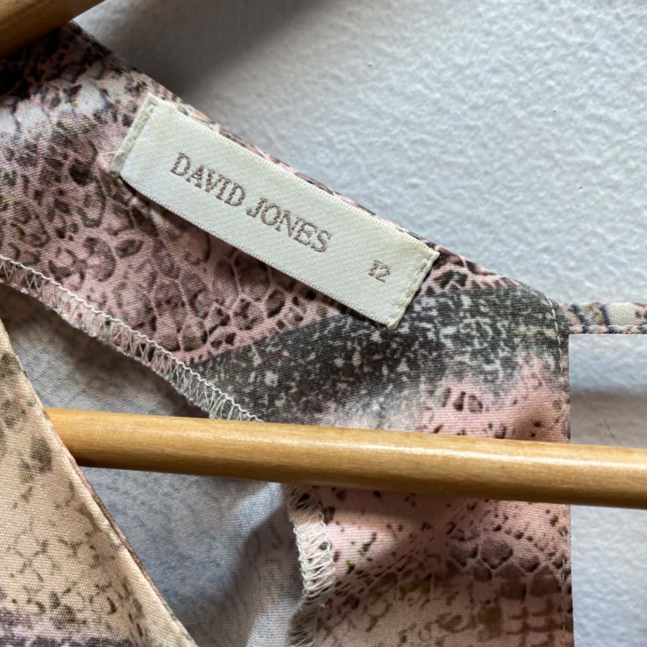 David Jones Womens Beige / Multicoloured Top