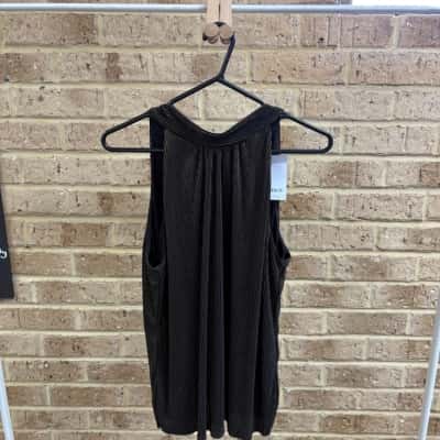 Sussan Womens black top Size M 