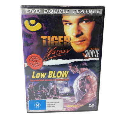 DVD - Double Feature “ Tiger Warsaw & Low Blow (M) 1988/1986