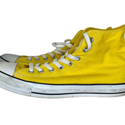 Converse Unisex  Shoes Size 11 / 13 White / Yellow 