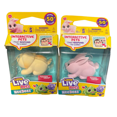 Little Live Pets NeeDees x 2. New 