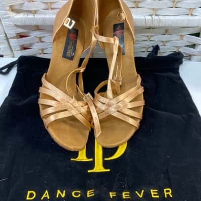 Womens dance fever shoes leather size 37