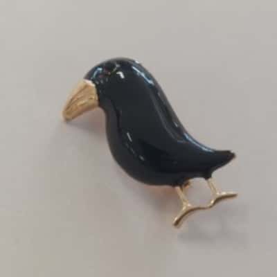 Puffin Bird Brooch