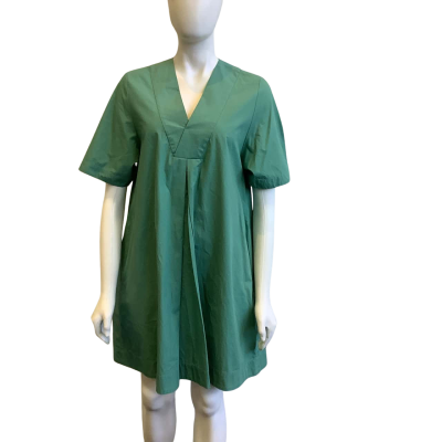 COS Women's Size EUR 38 Short Sleeved Mini Dress Green 
