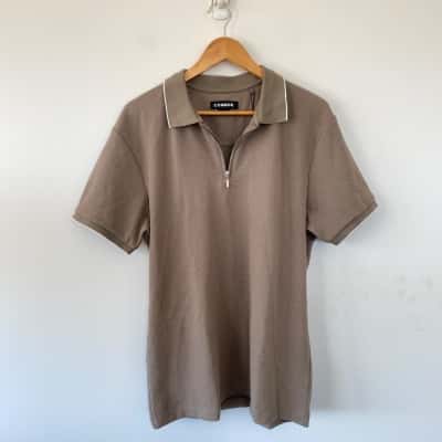 Connor Light Brown Glenroy Smart Polo Size L 