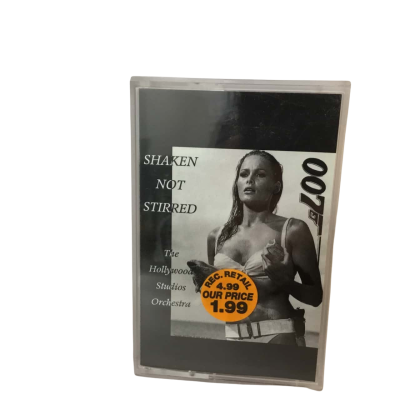 Vintage Shaken Not Stirred 007  Cassette  Tape