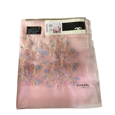 Chanel Embroidered Tulle Fabric