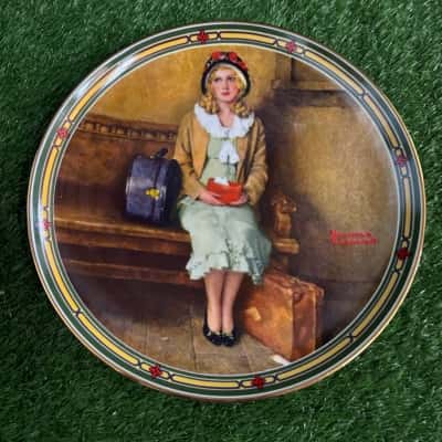 Norman Rockwell “A Young Girls Dream”Display Plate