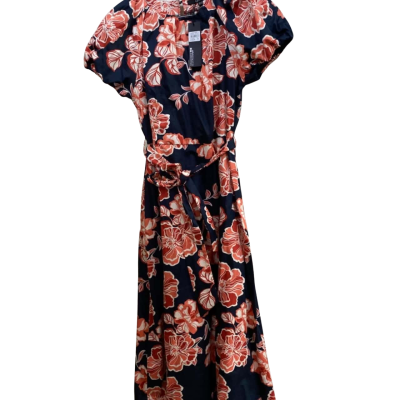 BNWT Stella Womens  Size 10 Casual Dress Black  / Orange 