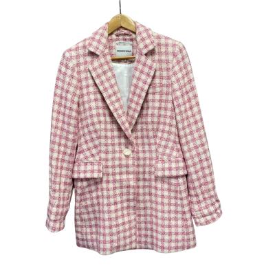 Country Road Womens  Size 10 Winter Jacket Checked / Pink  / White 