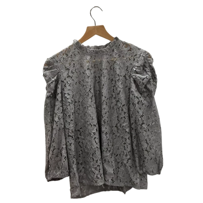 Decjuba Womens  Size 12 Blouse Grey 