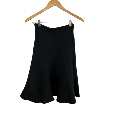 Scanlan Theodore Womens  Size XS A-Line Knit Skirt Black  
