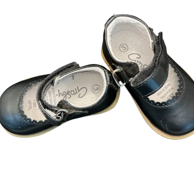 Grosby Kids  Size 3 Shoes Black  