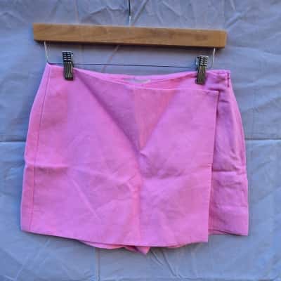  Womens unison  Size 8 Mini Skirt/ skort Pink  
