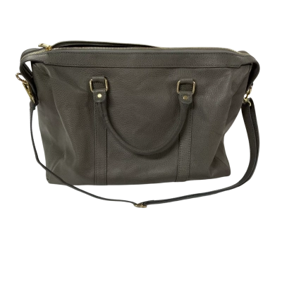 Laura Di Maggio Milano Womens 100% Leather Handbag Grey 