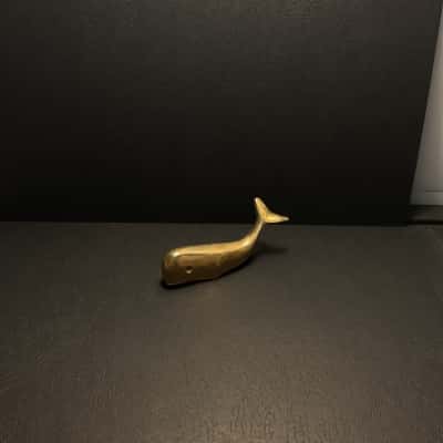 Brass whale 