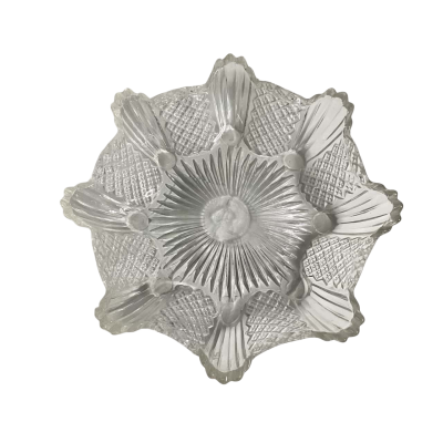 Australia Depression Era Glass Bowl Crown Crystal Glass 