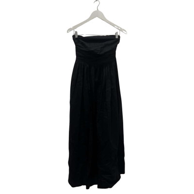 Matteau Womens  Size 2 Midi Dress Black  