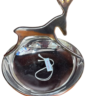 Vintage Reindeer Bowl Candy Dish