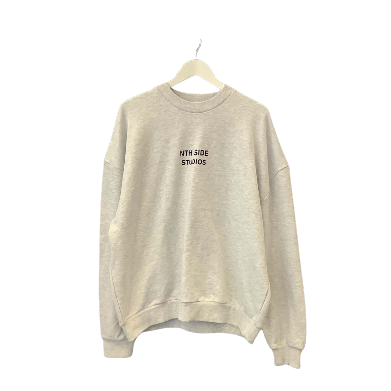 Brand New NTH Box Mens Label Size M Oversized Box Jumper Light Grey