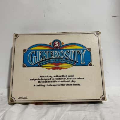Vintage GENEROSITY CHRISTIAN BOARD GAME