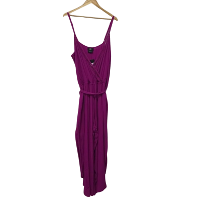 City Chic Womens  Size L Jumpsuit Pink  