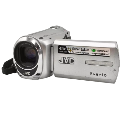 JVC Everio Camcorder Model:GZ-MS215SAA With Battery & Charger - Tested & Tagged For Electrical Safety. Camera Turns On & Appears To Be Working Fine