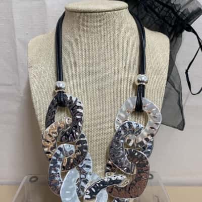 Taking Shape Womens Necklace Silver 