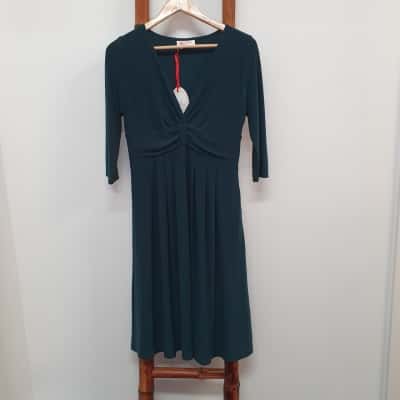 Leona Edmiston Women's Size 1 Tatum Moss 3/4 Sleeve Dress - New With Tags