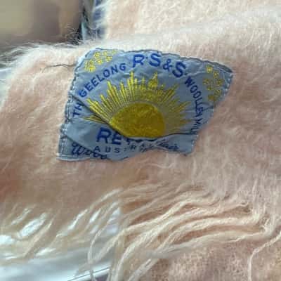 Wool mohair blanket 