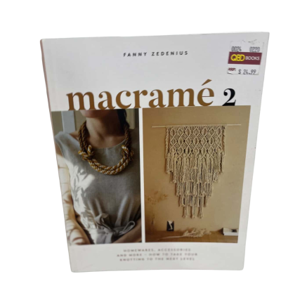 Macrame Book 2 & Vintage Macrame Book & 3 Large Macrame Twine 