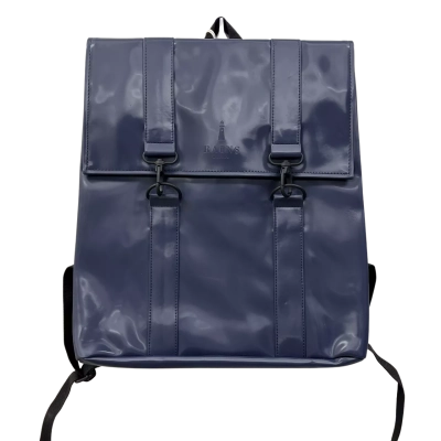 RAINS Navy Blue Backpack 