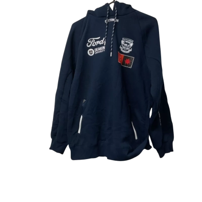 Mens Cotton On Size L Geelong Cats Hoodie Navy Blue 