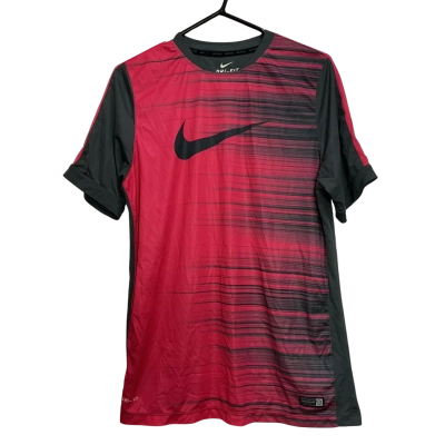 Nike Mens  Size L Short Sleeve Shirt Grey / Pink  