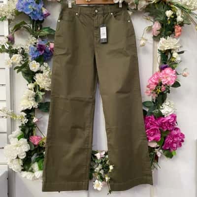 David Lawrence Womens  Size 10 Chinos / Wide Leg Pants Green 