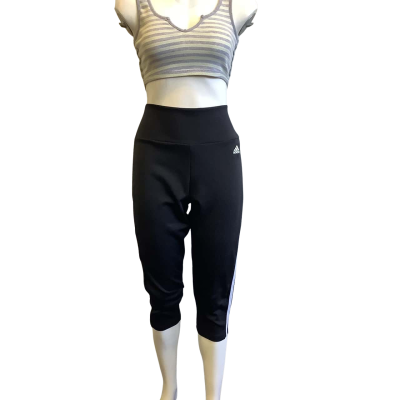 Adidas Women's Size XL Tight Fit Pant Black   