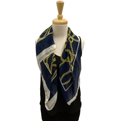  Damart Polyester Chain Link Scarf