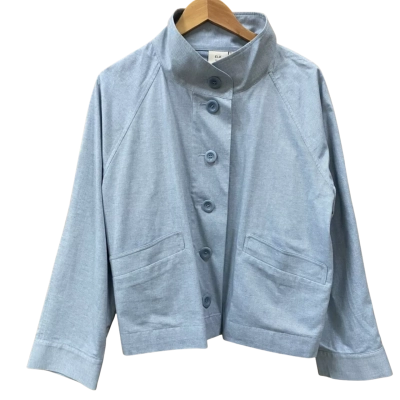 ELK Pale Blue High-Collar Jacket Size 10